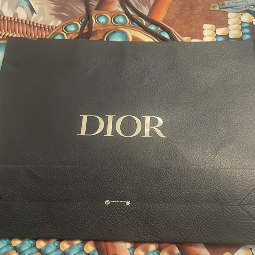 Dior Black Shopping Bag